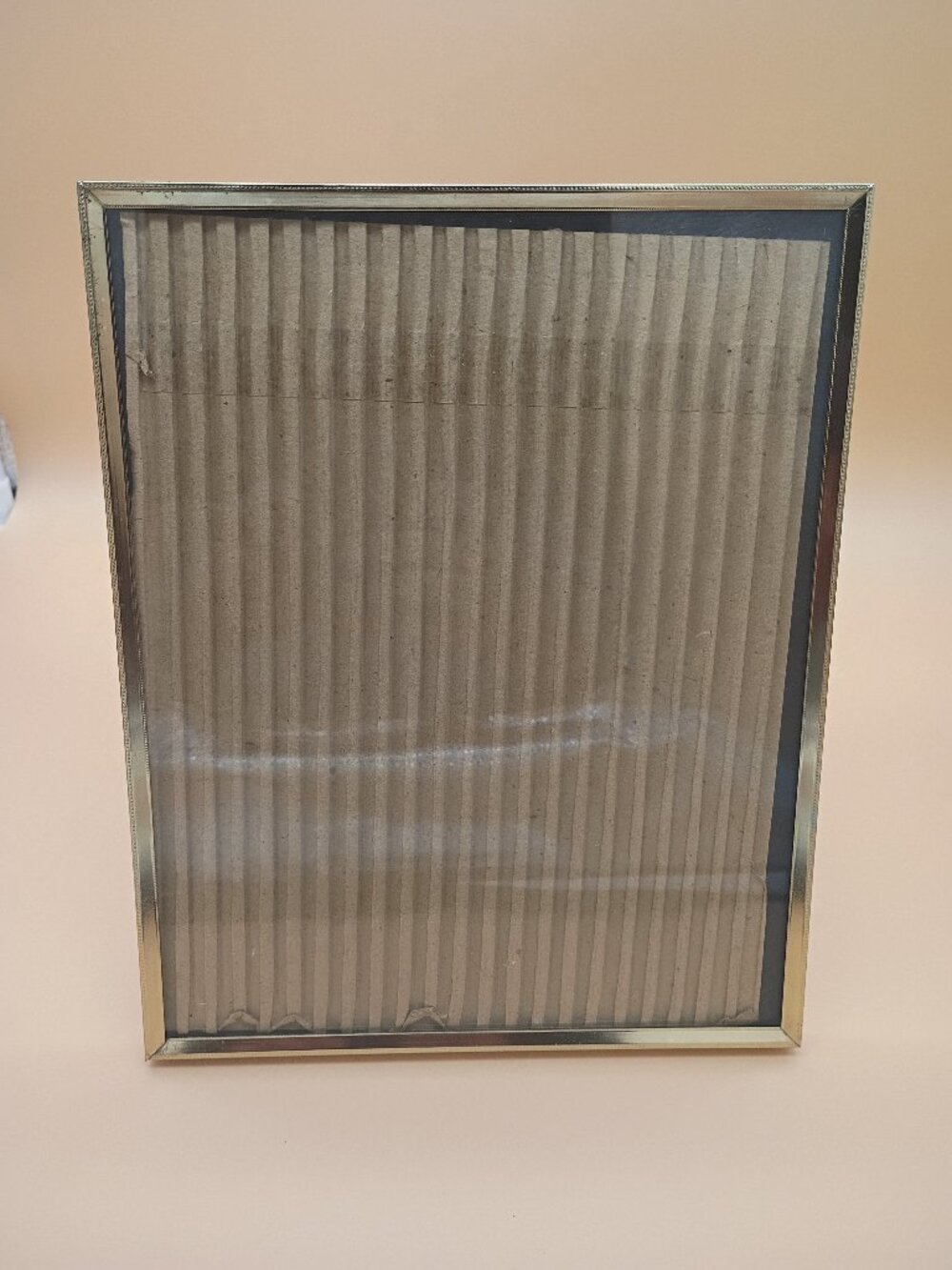 Vintage 1950s Gold Tone Picture Frame 8x10 READ